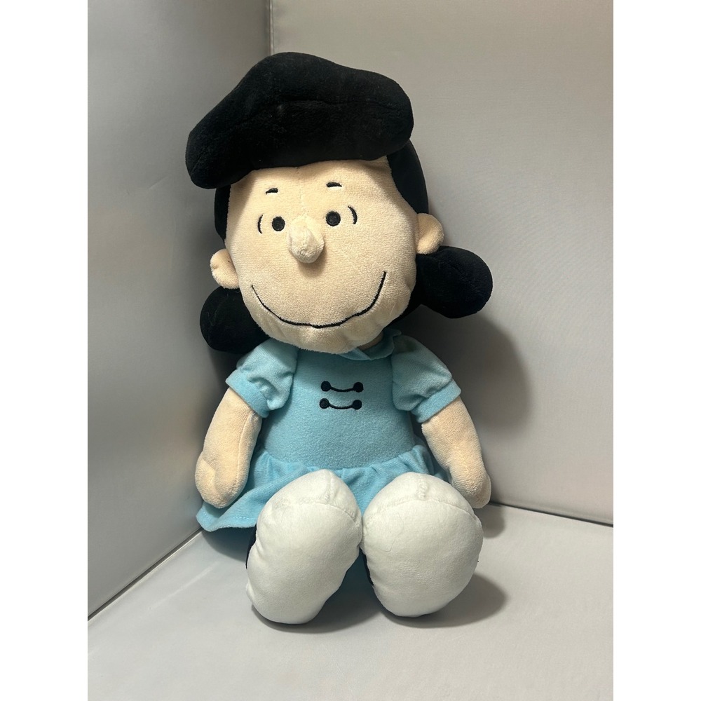 Peanuts Kohls Cares Lucy Van Pelt Plush Stuffed Toy Blue Dress 12 inch JHD1-3429